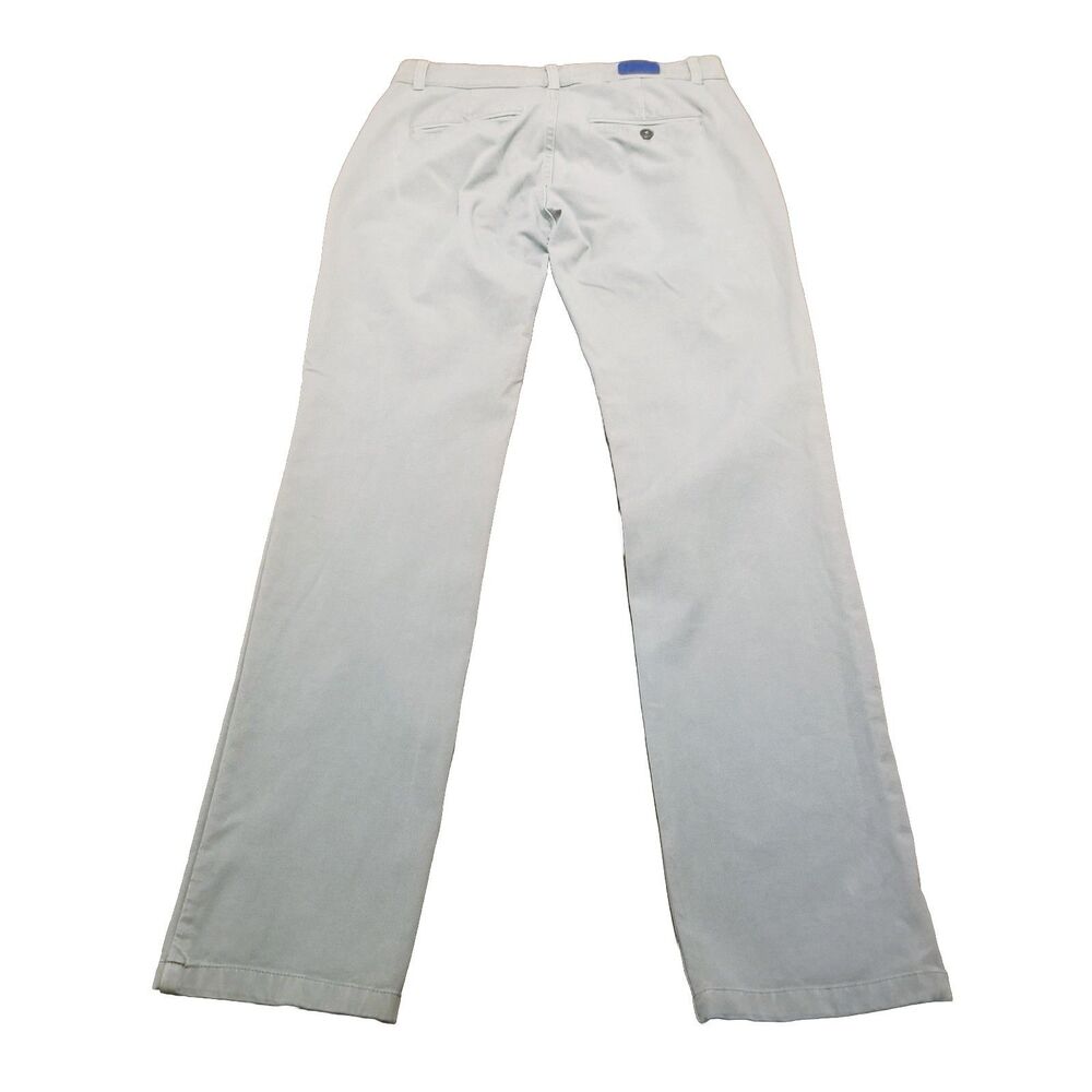 Mugsy Damens Men's Size 30x32 Light Gray Pants Stretch Chino K6PNDA (31x33) - Picture 3 of 6